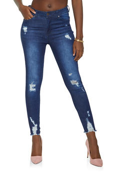 rainbow wax jeans