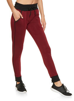 womens fleece lined joggers