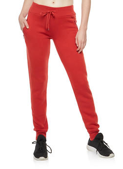 womens zip pocket joggers