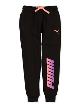 girls puma joggers