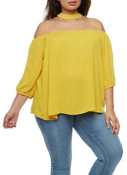 rainbow plus size top