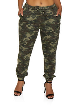 almost famous camo joggers