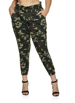 almost famous camo joggers