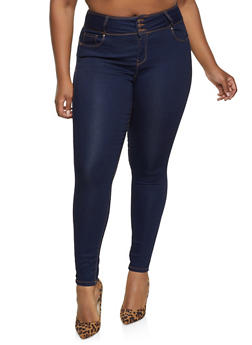 rainbow plus size jeans