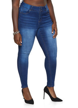 rainbow plus size jeans