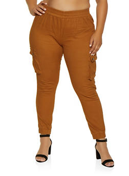 plus size cargo joggers