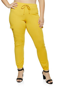 cheap plus size joggers