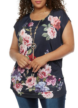 rainbow plus size top