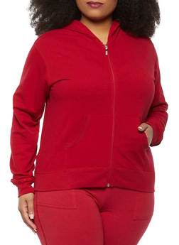 ladies plus size red tops