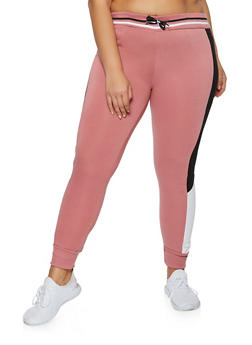 rainbow plus size jogging suits