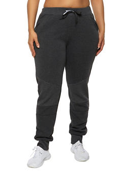 plus size drawstring joggers