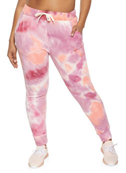 tie dye joggers rainbow