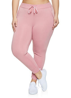 plus size joggers with pockets