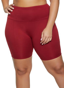 plus size lime green biker shorts