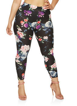 Plus Size Leggings for Women | Rainbow