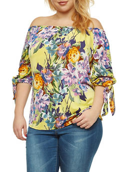 rainbow plus size top