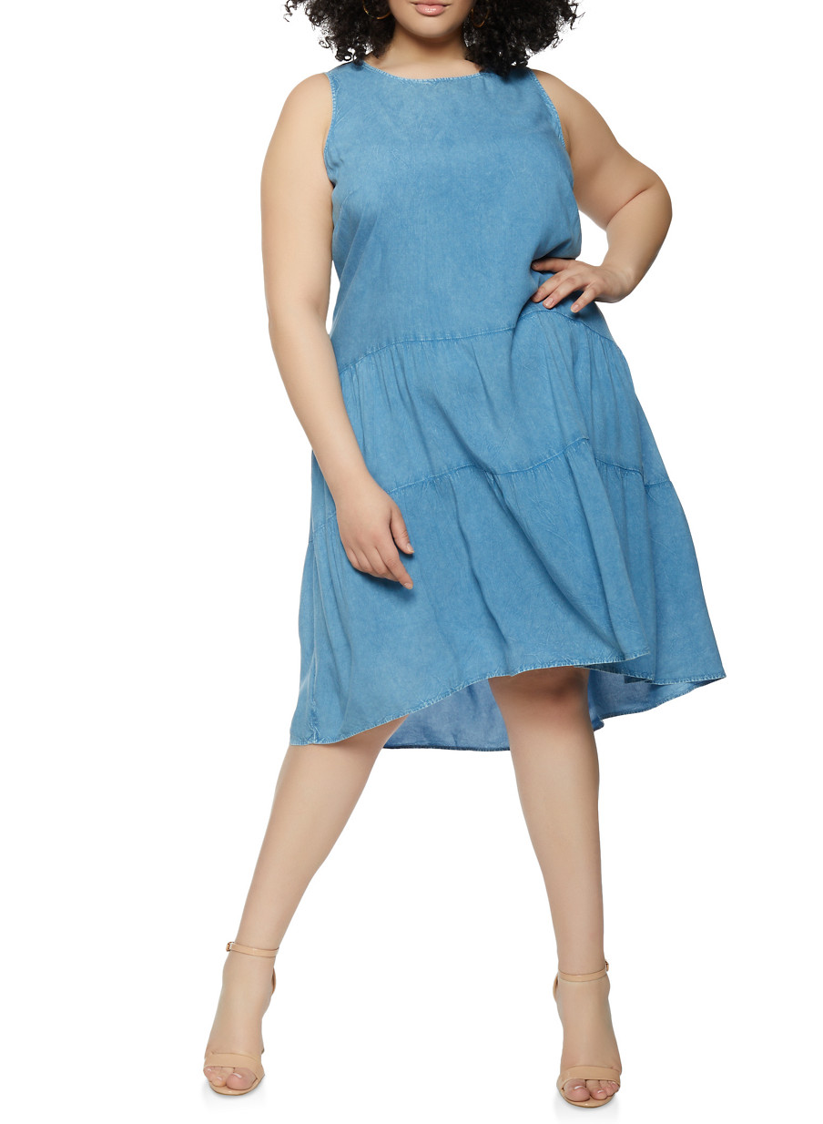 plus size tiered dresses