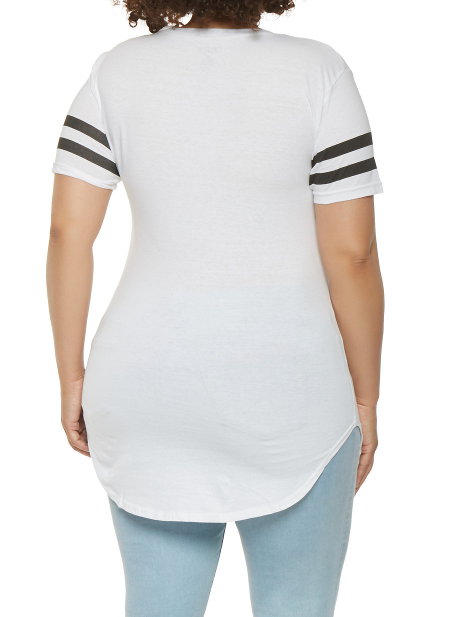 plus size queen graphic tee rainbow size queen