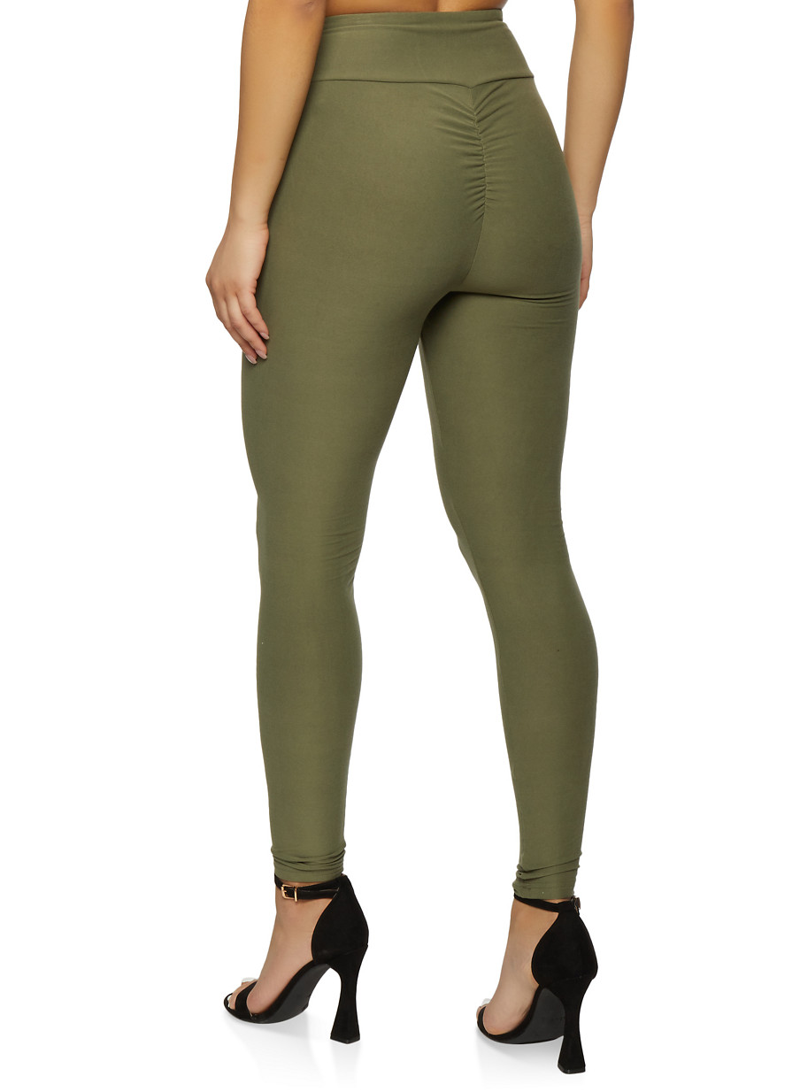 ruched back leggings
