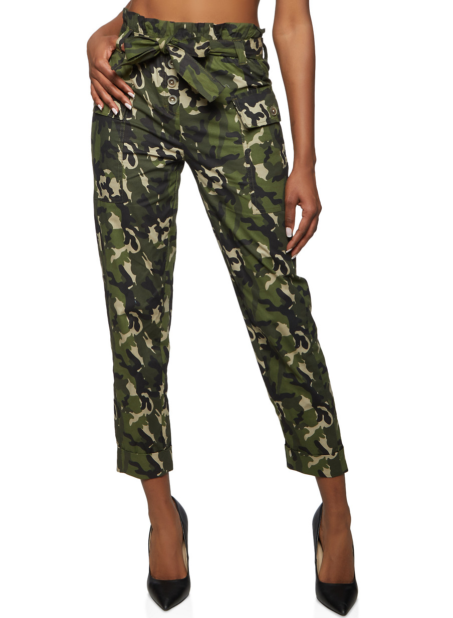 paper bag cargo pants