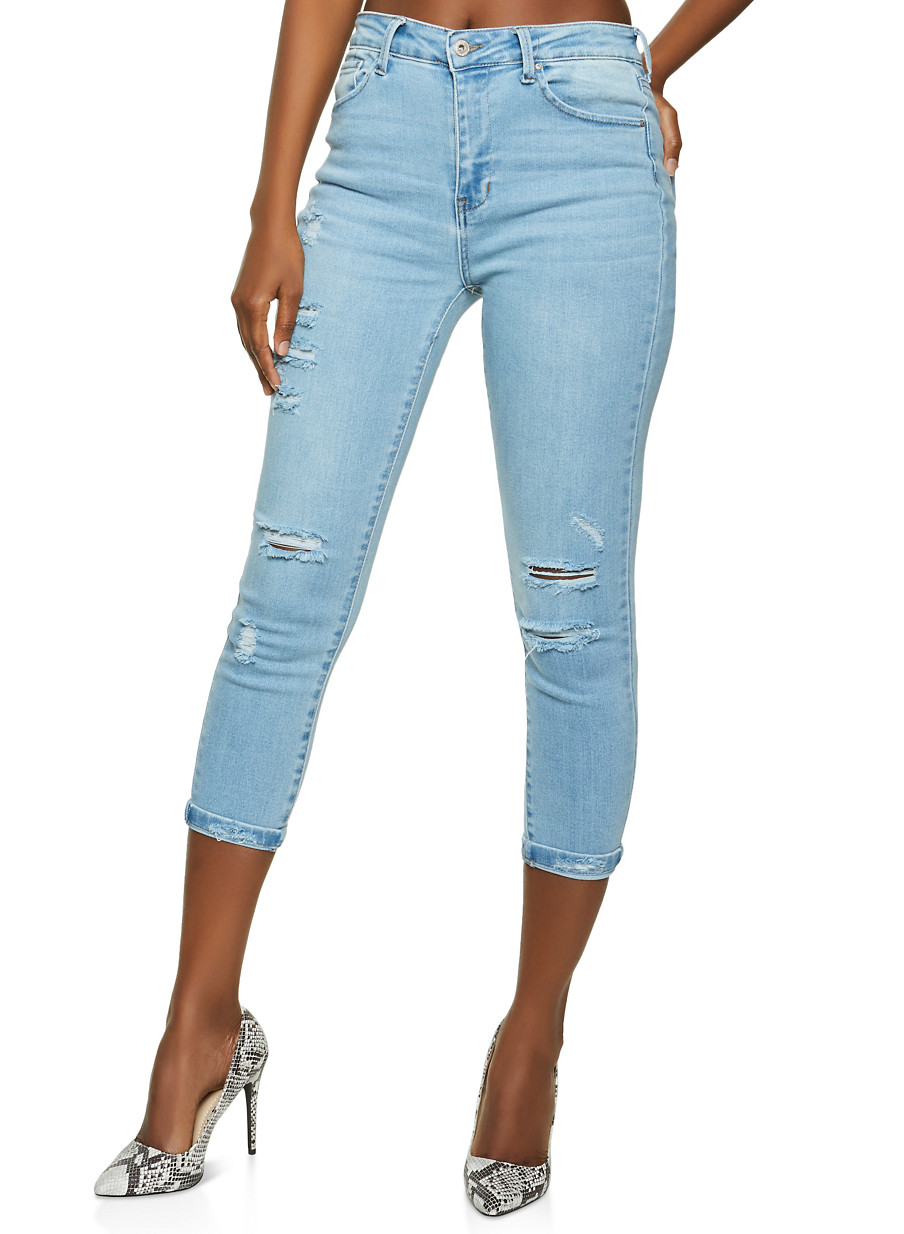 rolled cuff jeans