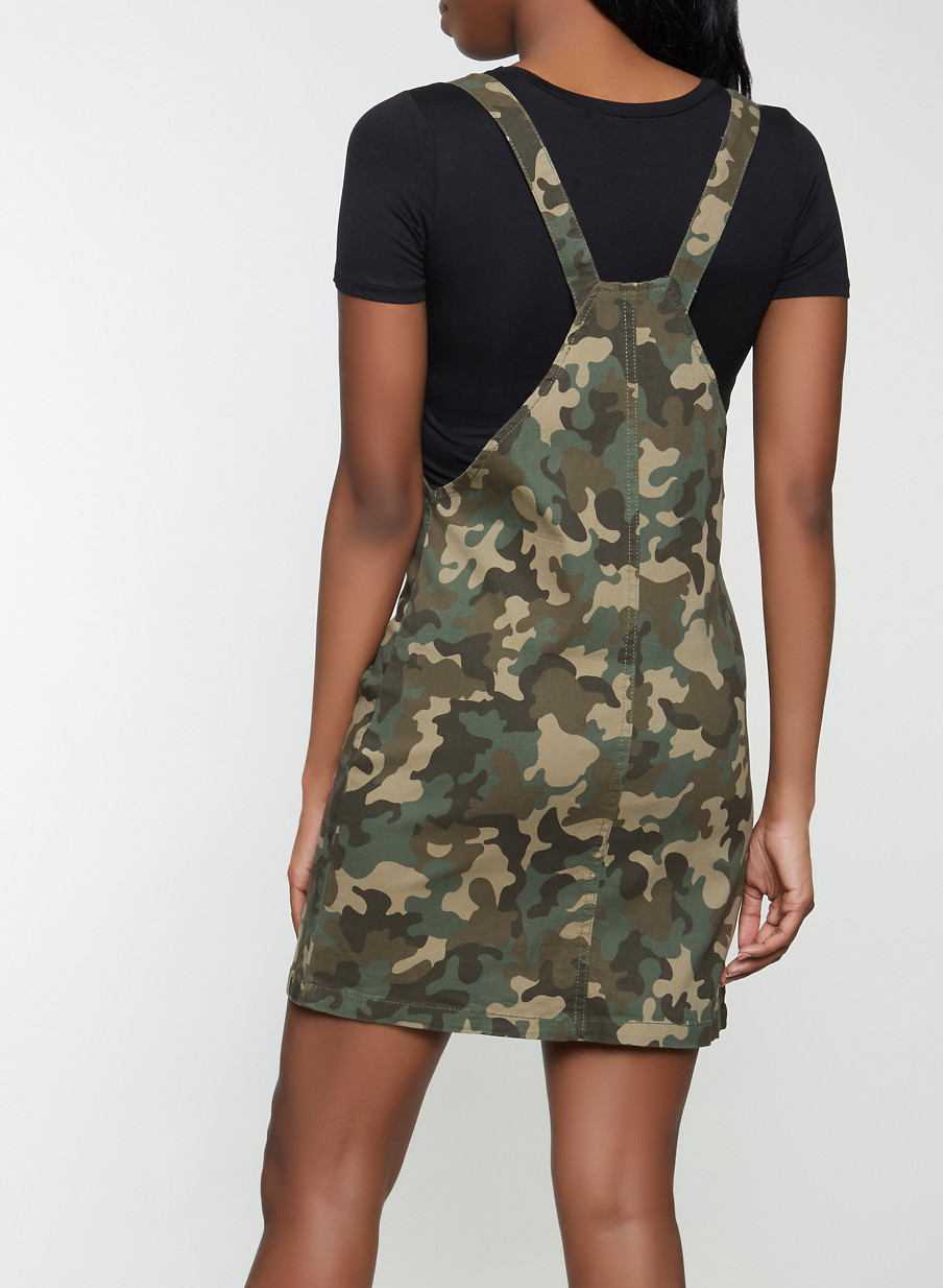 target camo overall dress