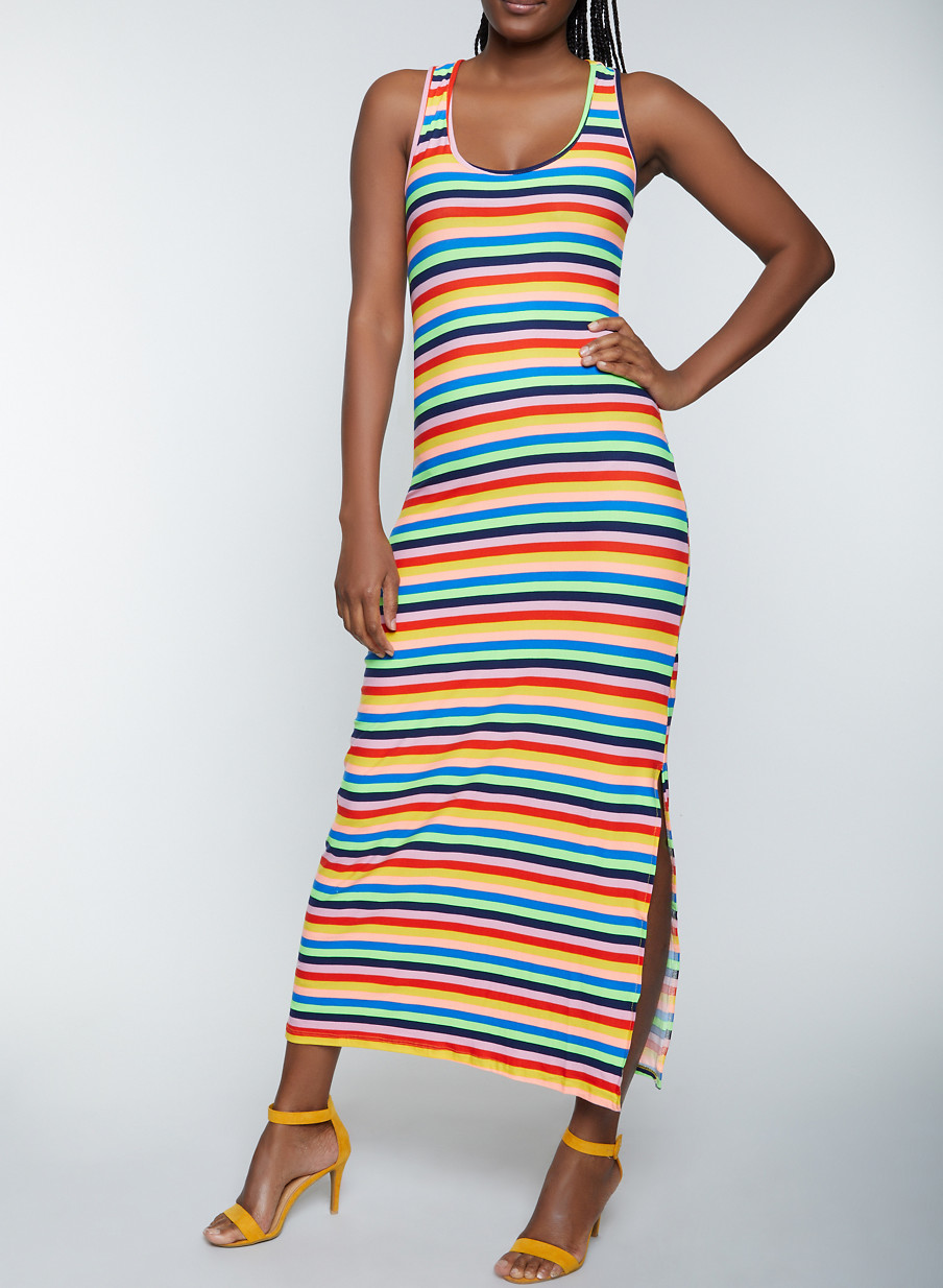 racerback tank maxi dress