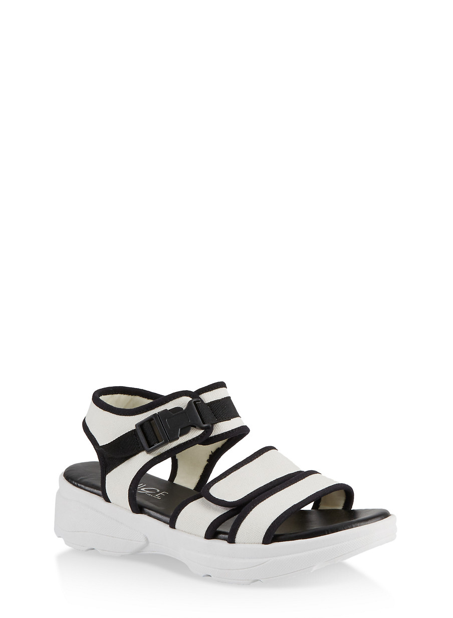 sporty platform sandals