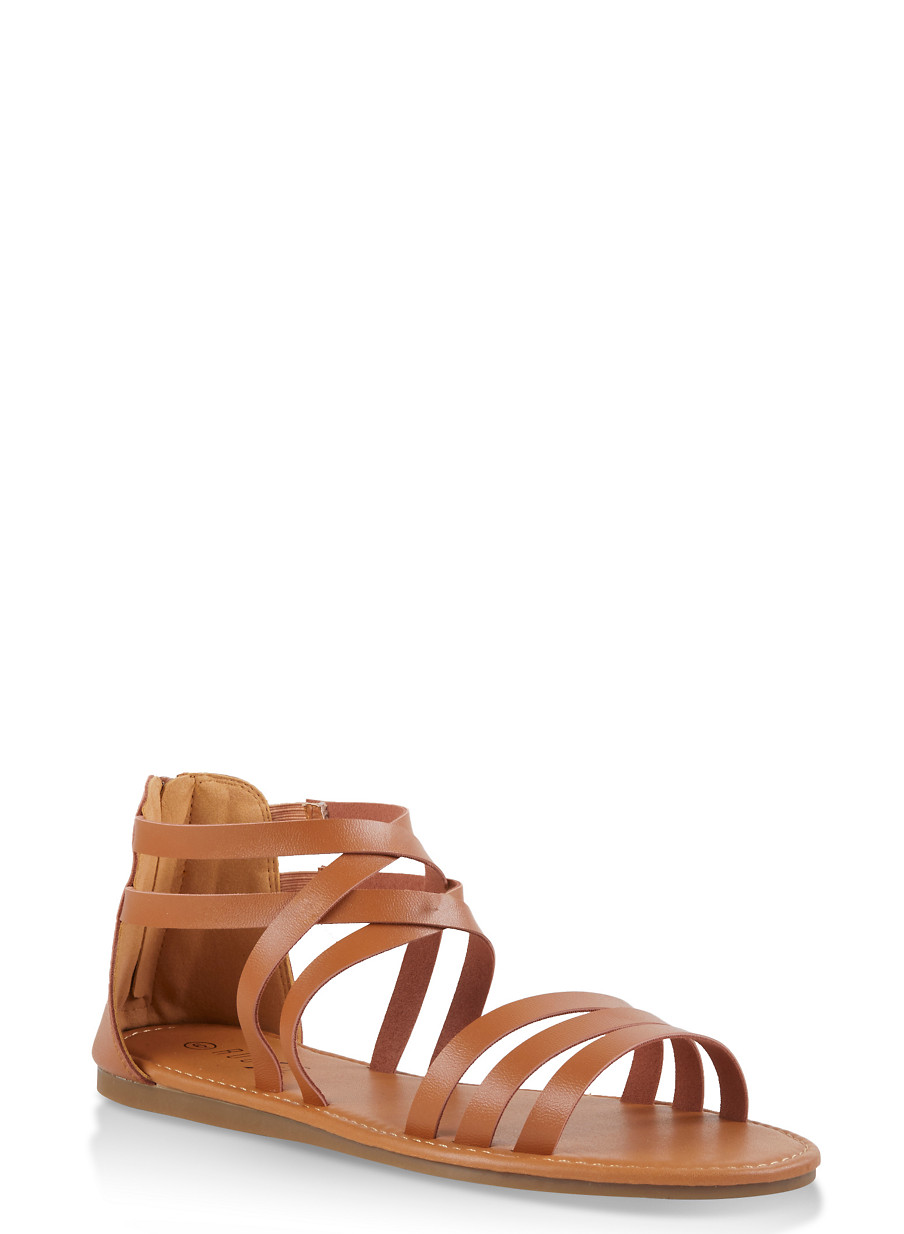 zip gladiator sandals