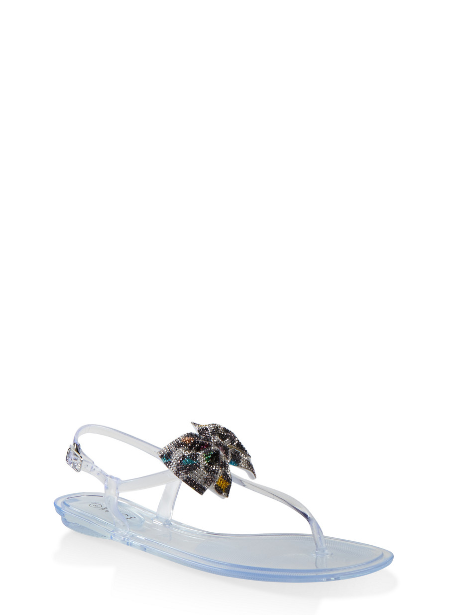jelly thong sandals