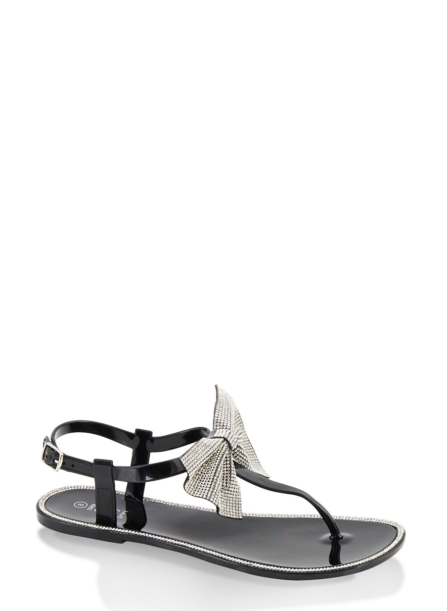 sandals with 2 bows