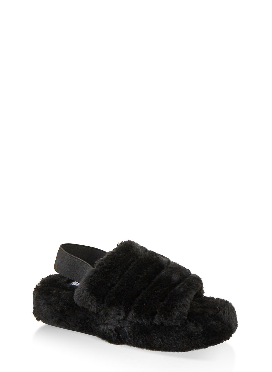 fur sandals near me