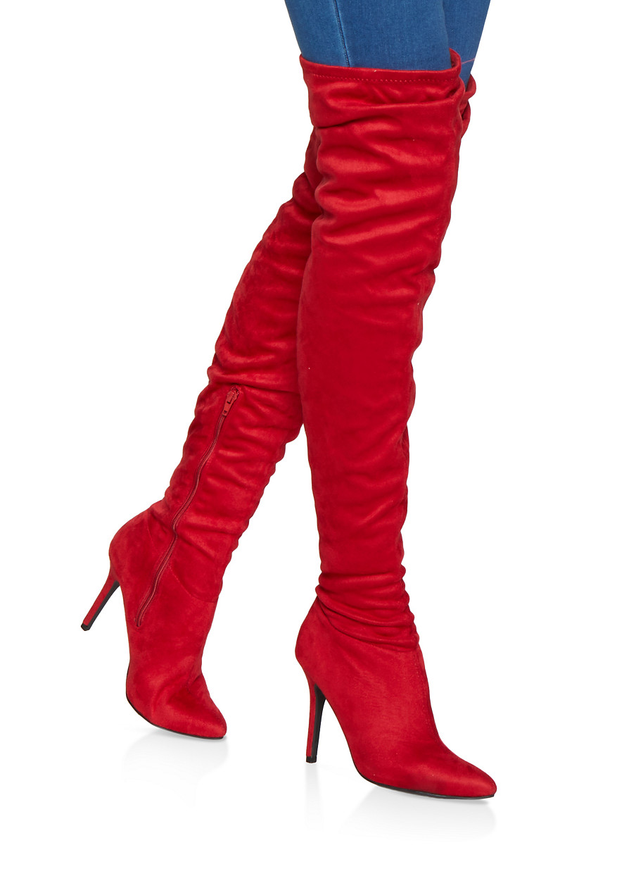Over the Knee High Heel Boots