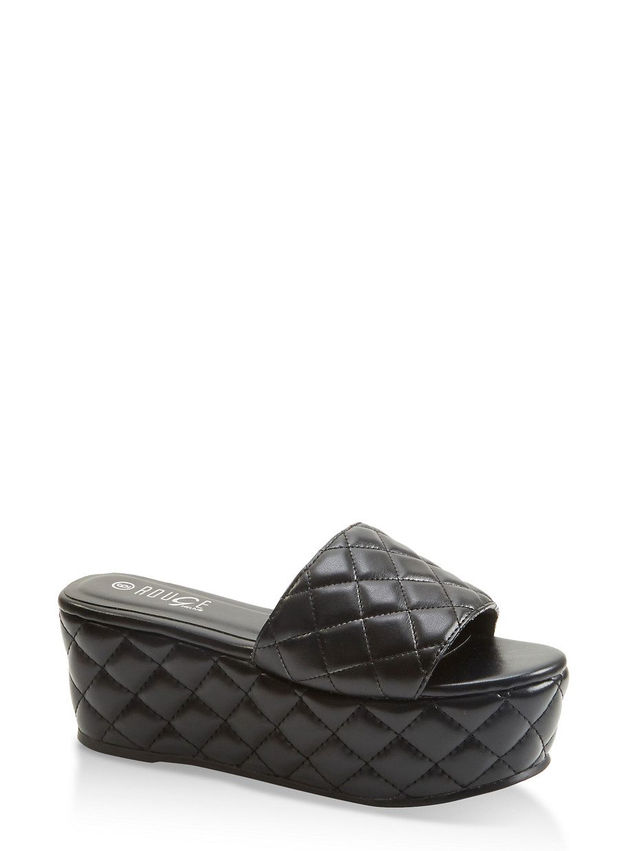 slide sandals platform