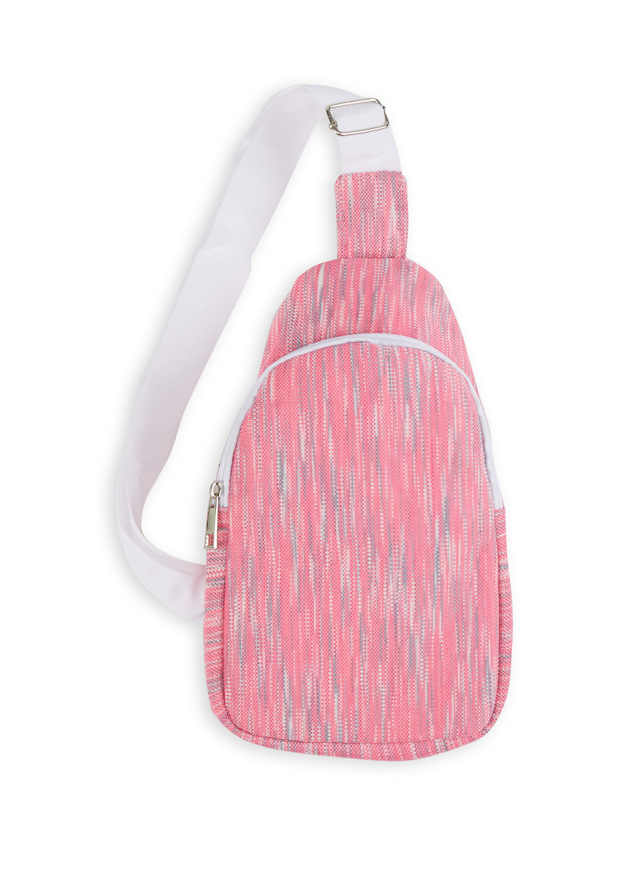 pink sling backpack