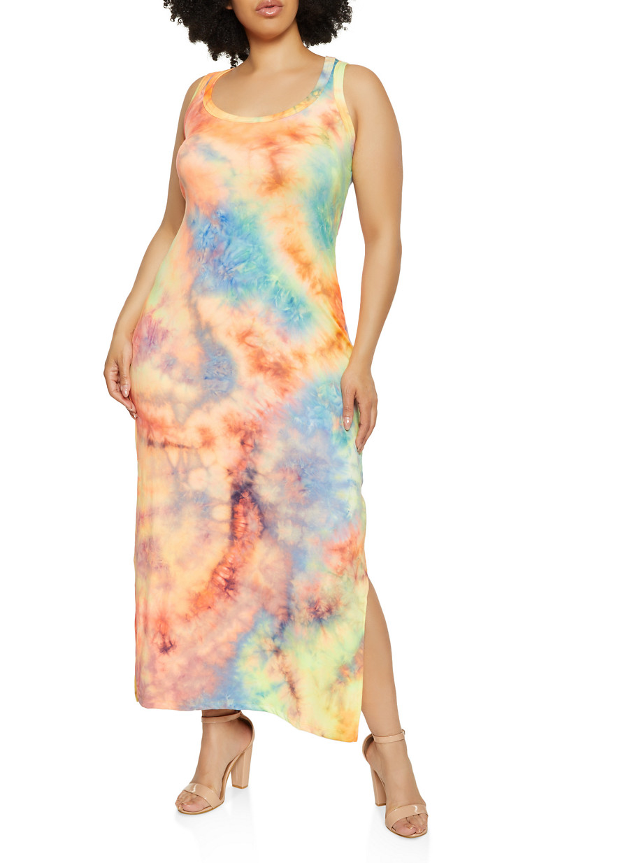 plus size tie dye outfits