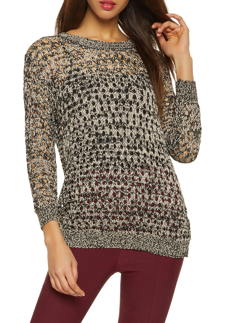 Shimmer Knit Sweater