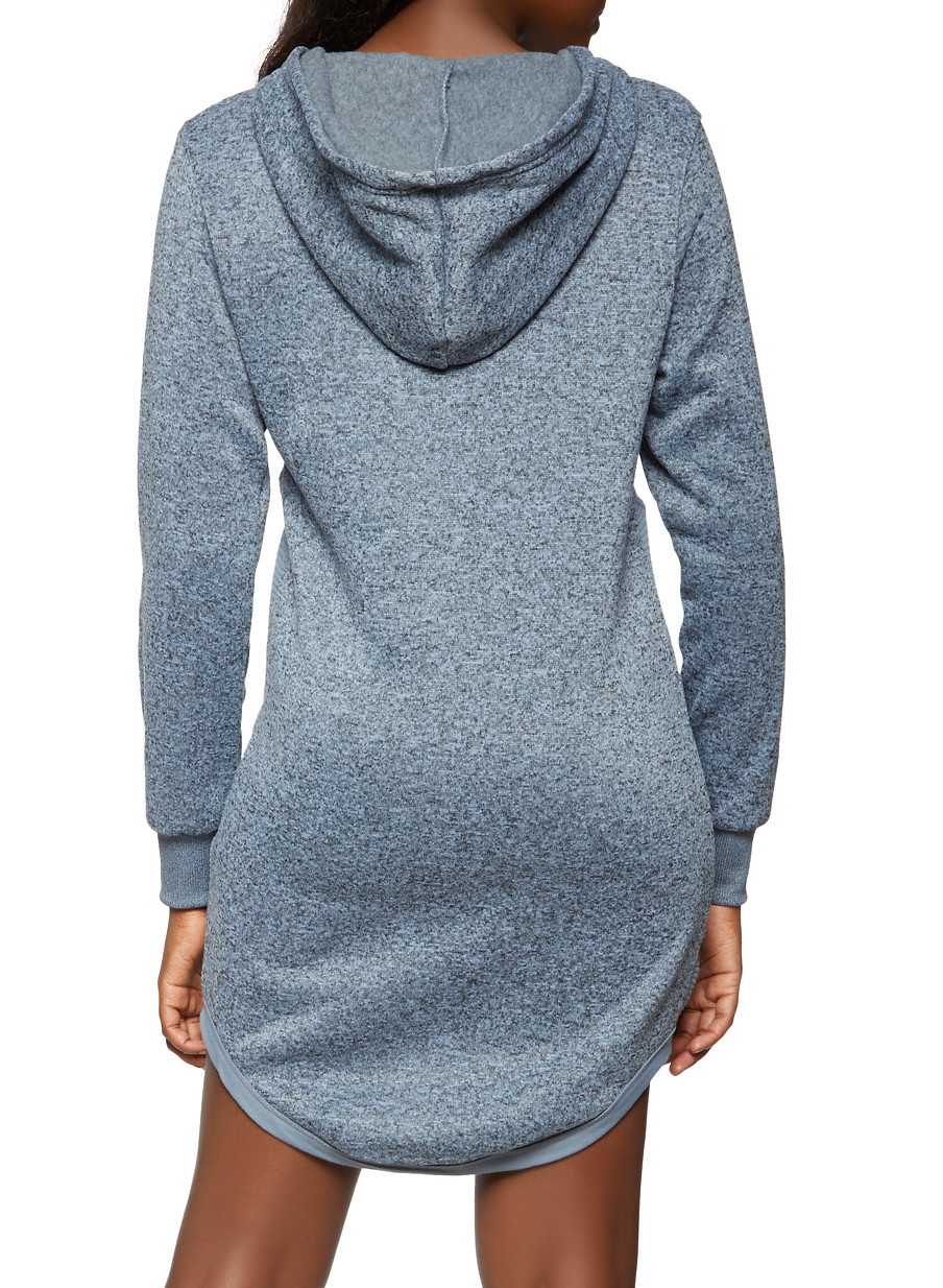 hooded lace up sweatshirt