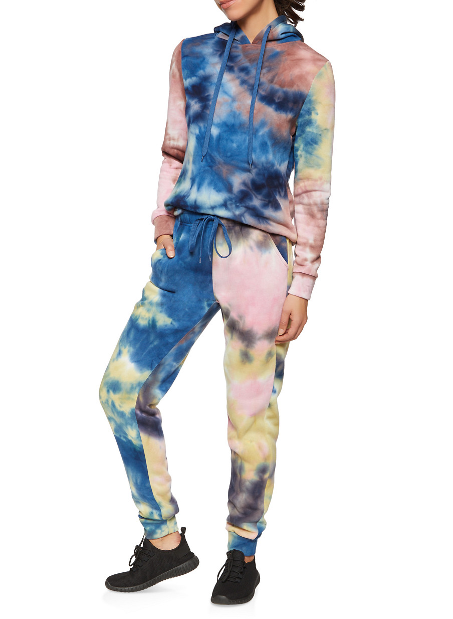 tie dye hooded sweatshirt