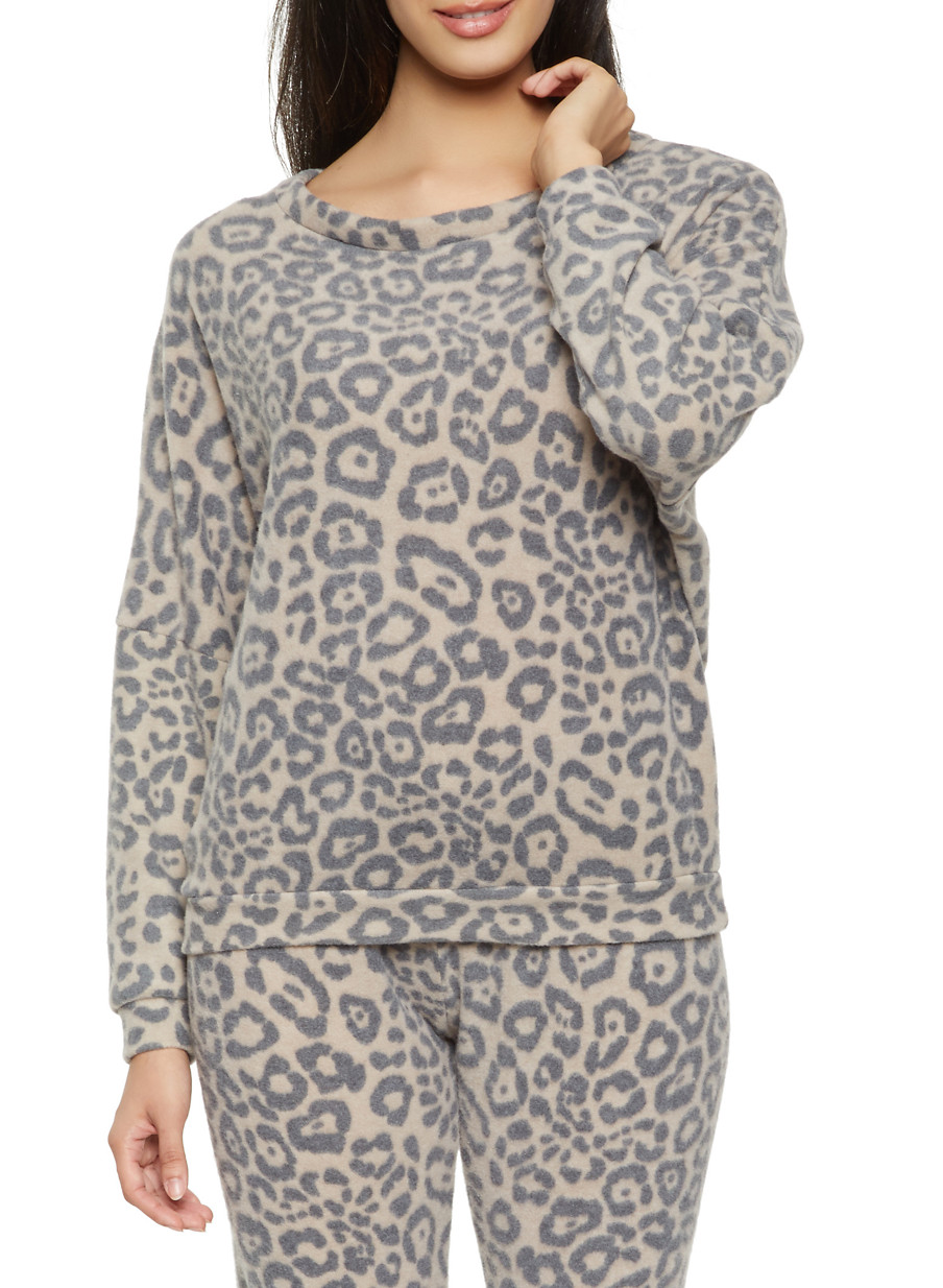 animal print sweatshirt