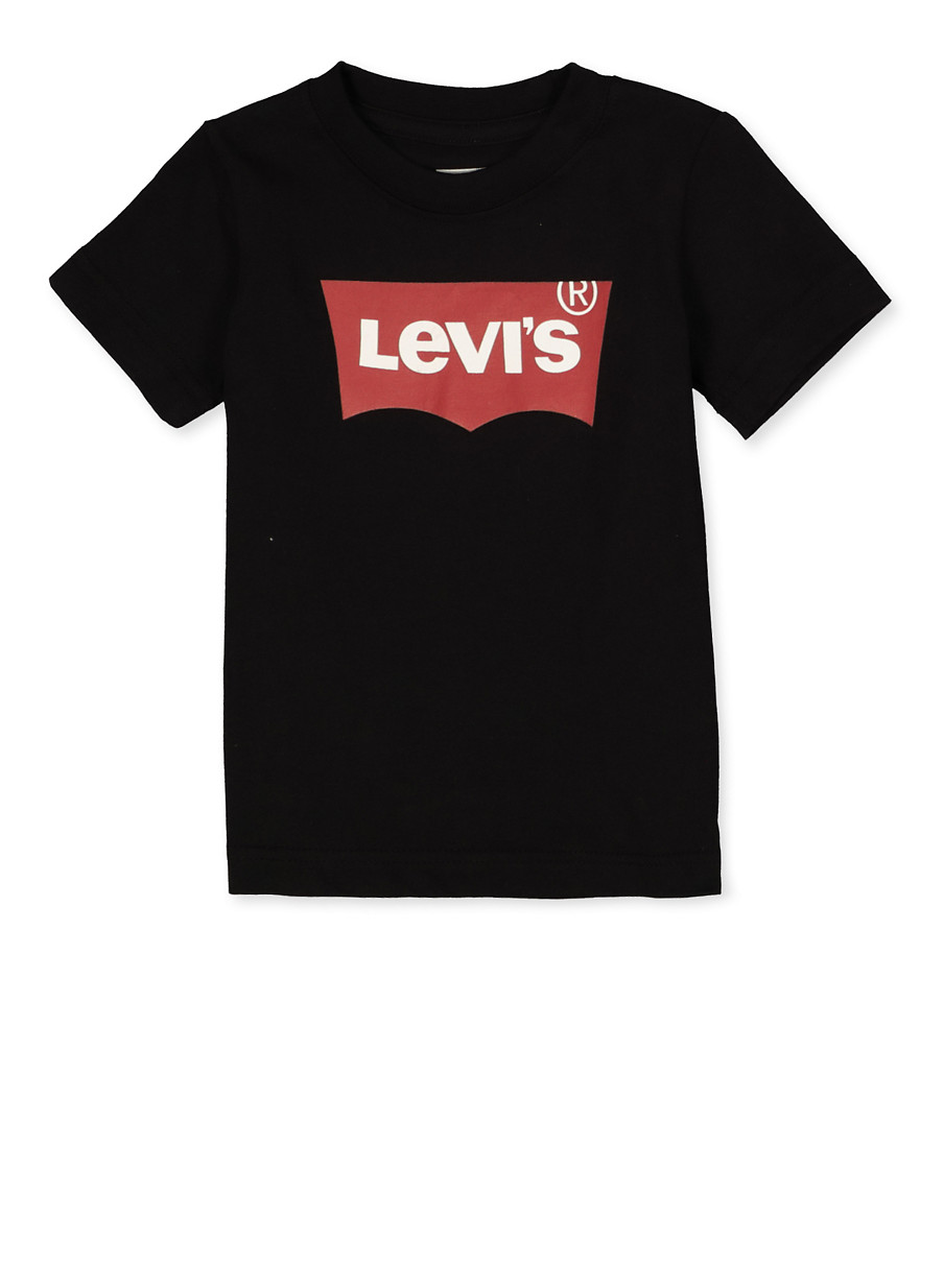 Toddler Boys Levis Black Logo T Shirt