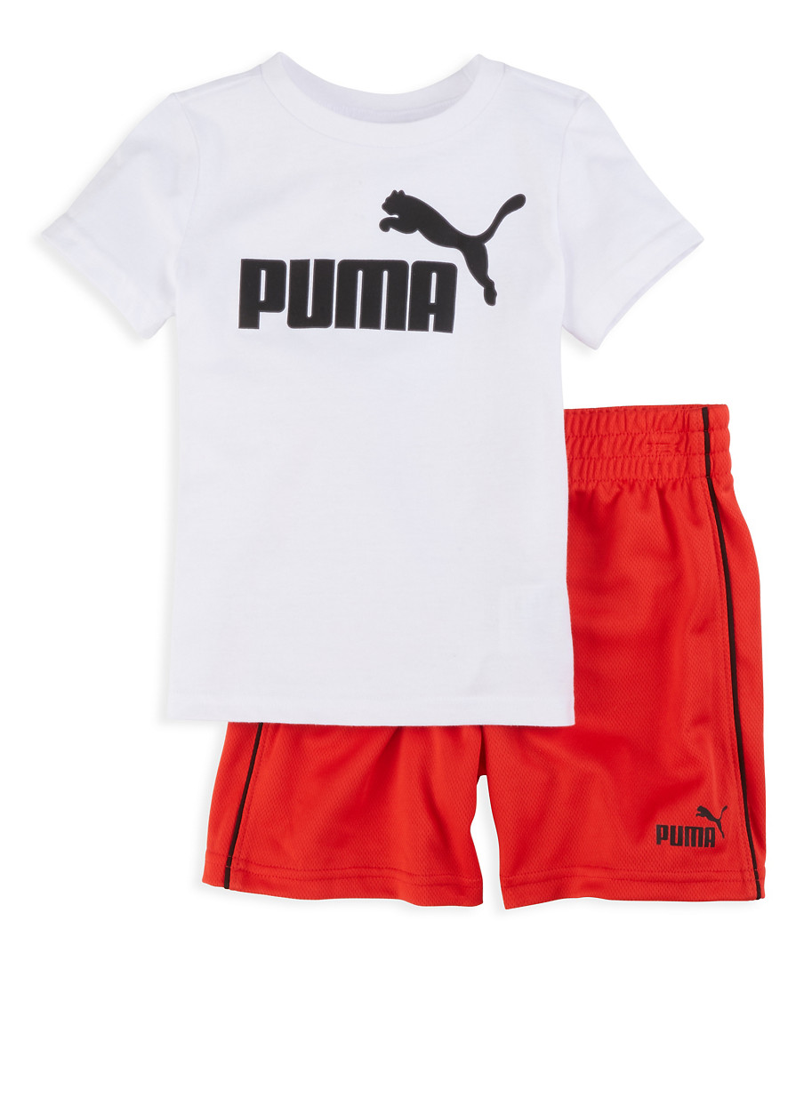 puma shorts and shirt