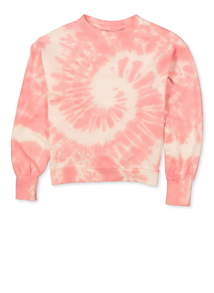 blush tie dye sweatshirt