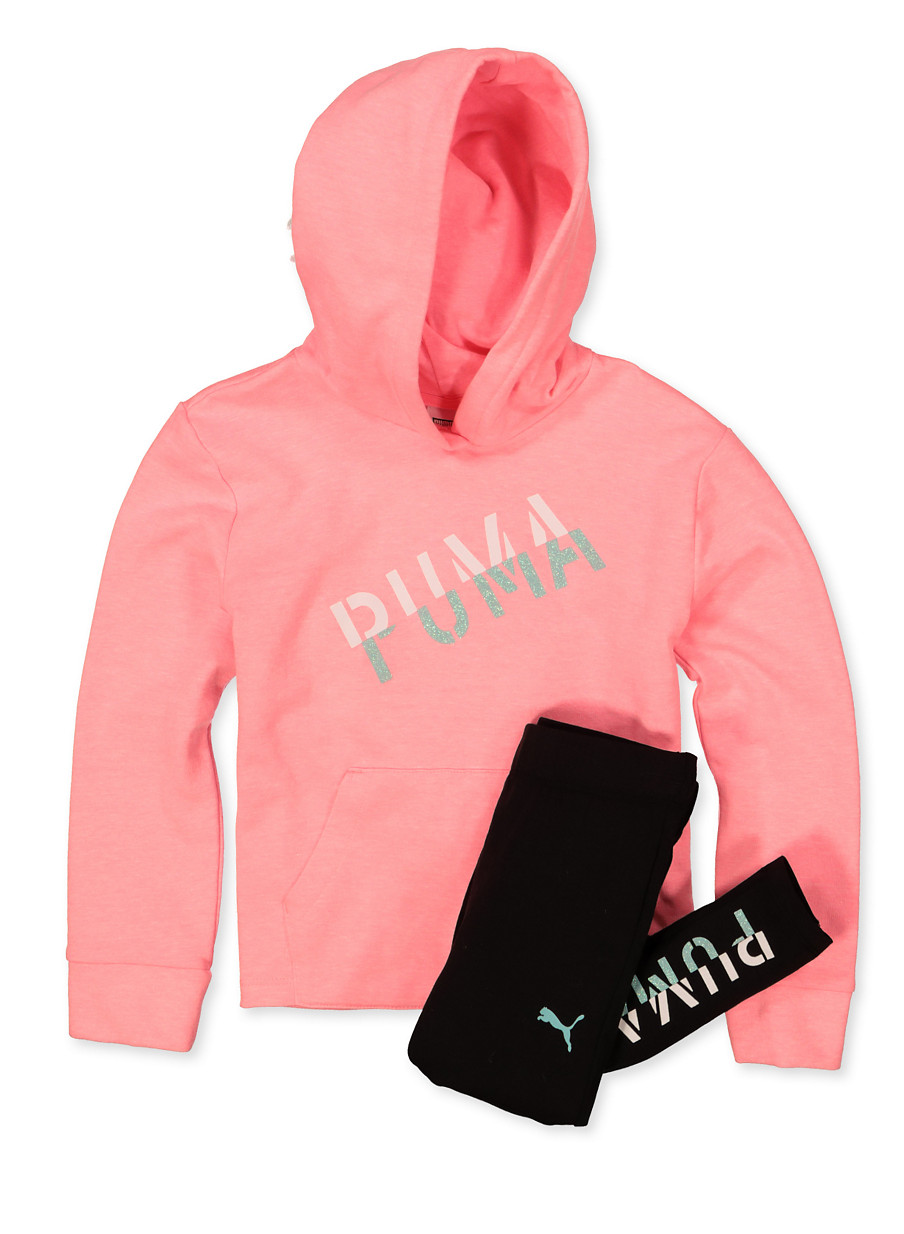 girls puma hoody