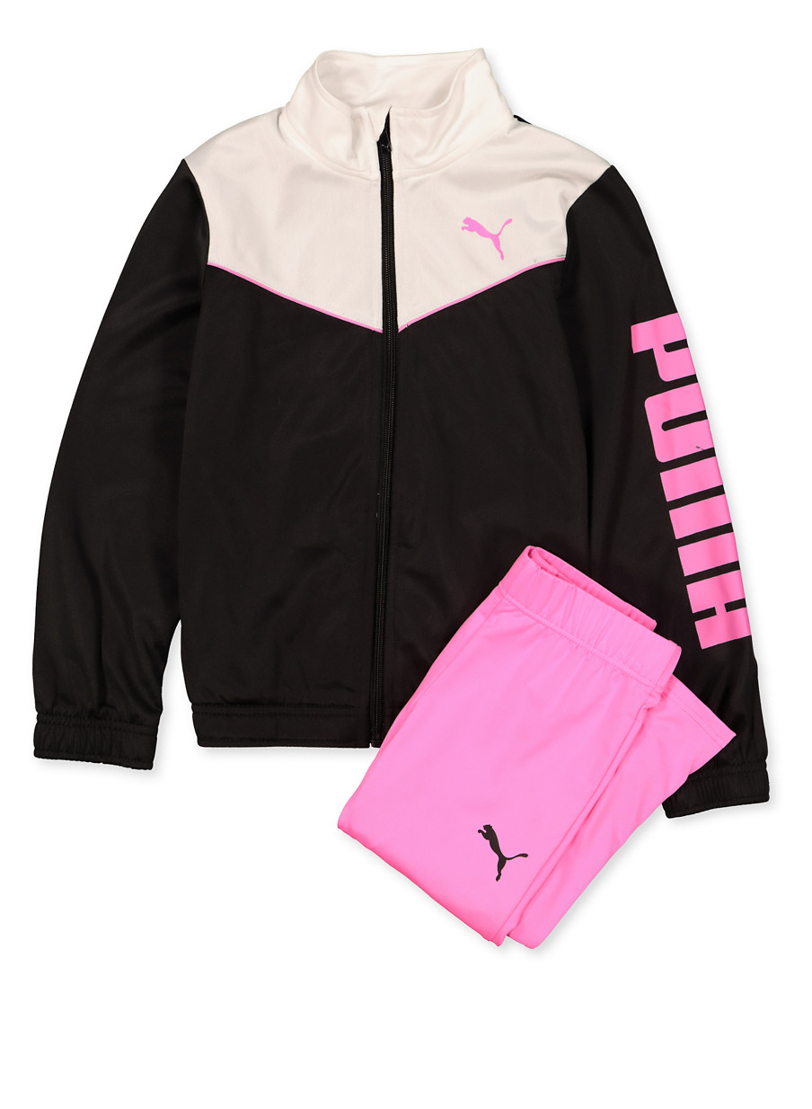 Little Girls Puma Color Block Track 