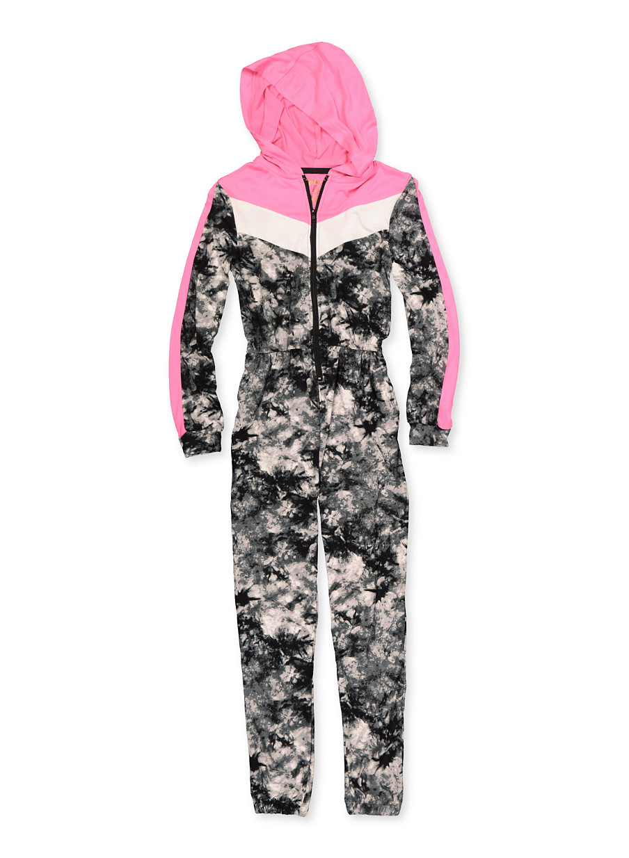 hooded jumpsuit