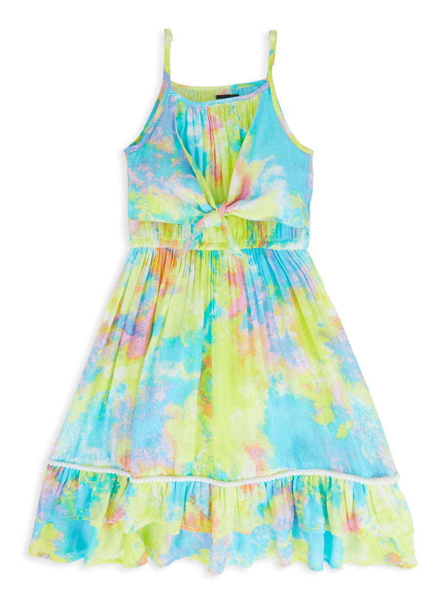 tie dye skater dress