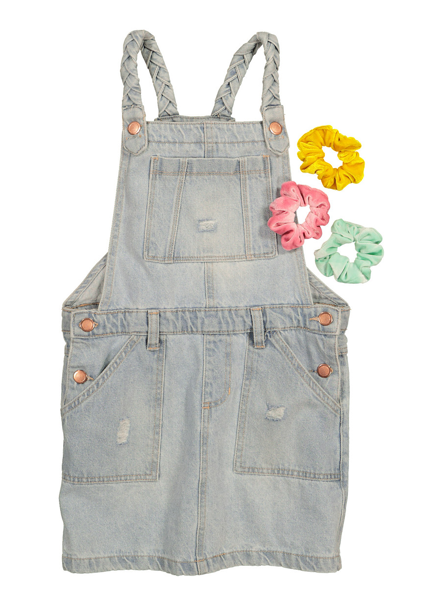 overall strap dress