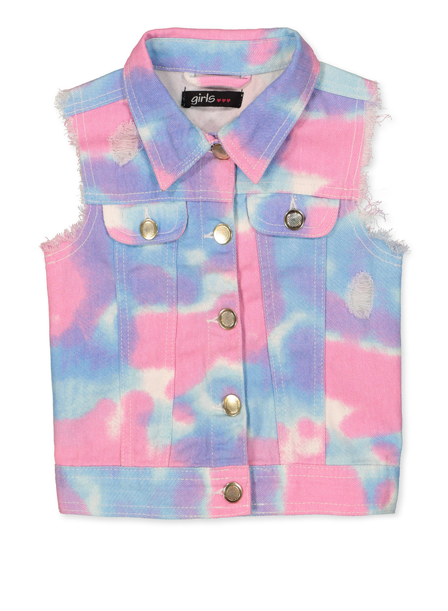 little girl tie dye shirt