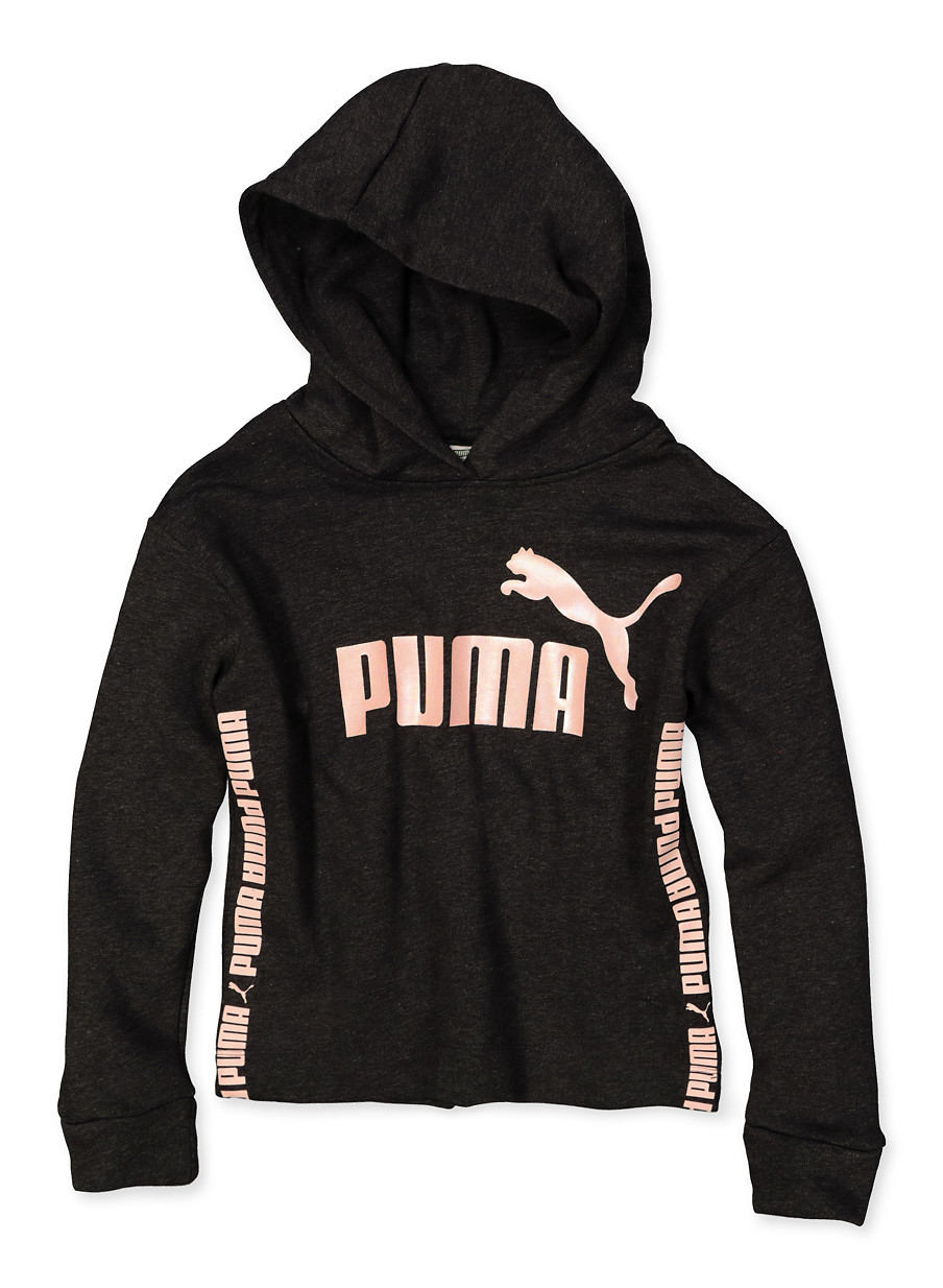 Girls Puma Hooded Sweatshirt